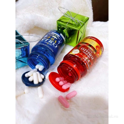 Viên uống dưỡng trắng da chắc khỏe móng tóc Min&Min Colla Vit E Plus ảnh 5