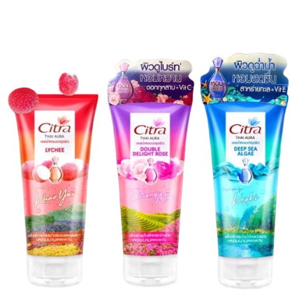 Gel dưỡng thể hương nước hoa Citra Thai Aura Perfume Body Gel 200ml Thai Lan ảnh 1