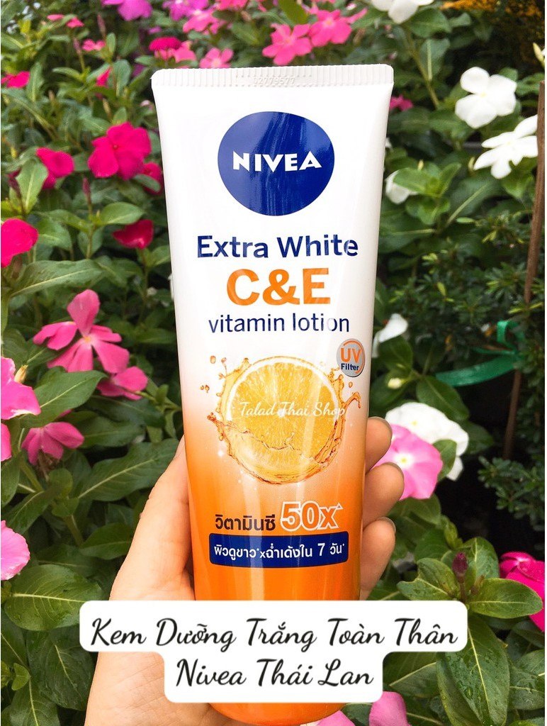 Sữa dưỡng thể kích trắng da Nivea Extra White Vitamin Lotion Thái Lan