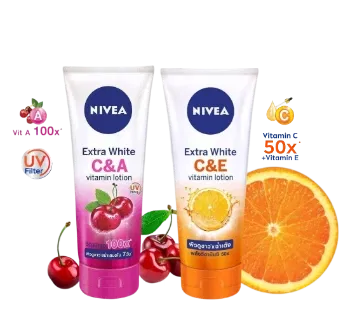 Ảnh sản phẩm Sữa dưỡng thể kích trắng da Nivea Extra White Vitamin Lotion 320ml bản Thái 1
