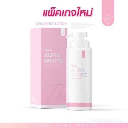 Serum dưỡng trắng da chống nắng Thida Aura White Body Thái Lan ảnh 16
