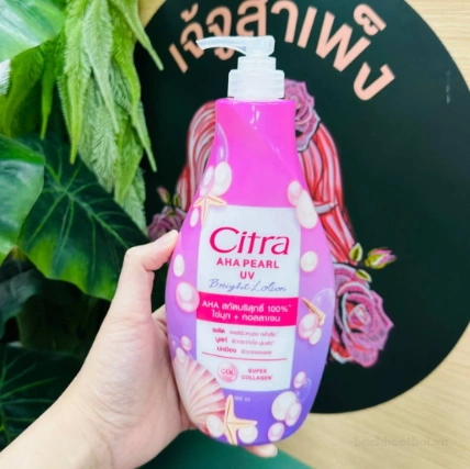 Sữa dưỡng thể trắng da chống nắng Citra Pinkish Glow UV Aura 300ml ảnh 20