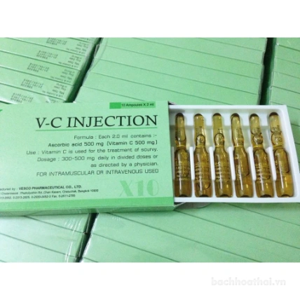 Ống kích trắng Vitamin C 100% VC-Injection ảnh 4