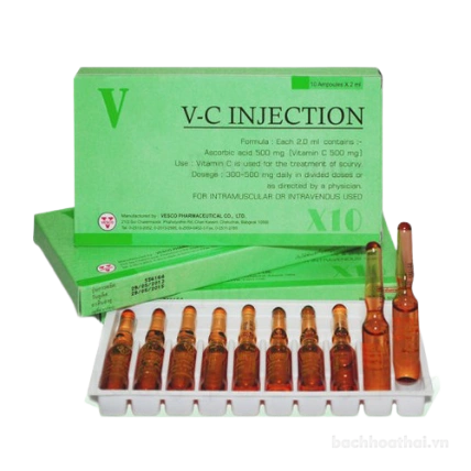 Ống kích trắng Vitamin C 100% VC-Injection ảnh 1