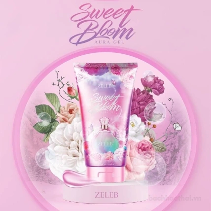 Serum dưỡng trắng hương nước hoa Zeleb Sweet Bloom Aura Gel  ảnh 6
