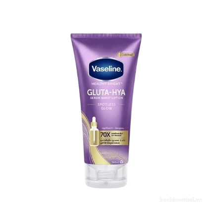 Sữa dưỡng thể trắng da, mờ thâm đều màu da Vaseline Healthy Bright Gluta-Hya Serum Burst ảnh 18