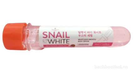 Ống kích trắng dưỡng ẩm da Snail body white booster serum ảnh 7