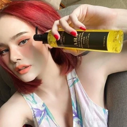 Gel kích trắng dưỡng ẩm AHA Aura intense whitening body serum ảnh 17