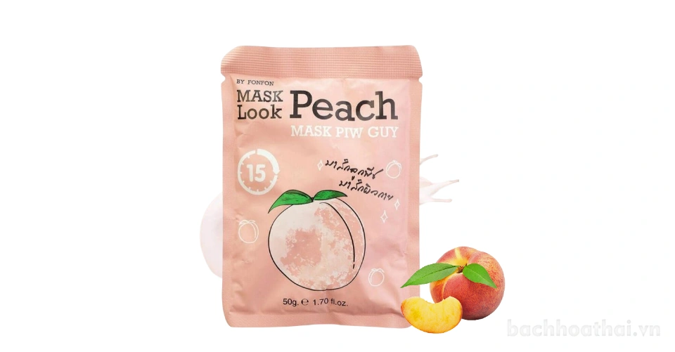 Ủ trắng đào Mask Look Peach Mask Piw Guy 50gr