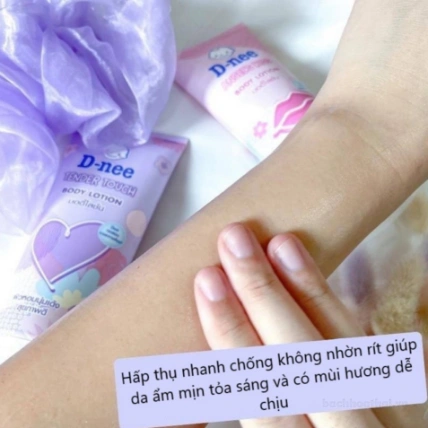 Sữa dưỡng thể trắng da cấp ẩm D-nee Body Lotion mùi hương dịu nhẹ ảnh 7