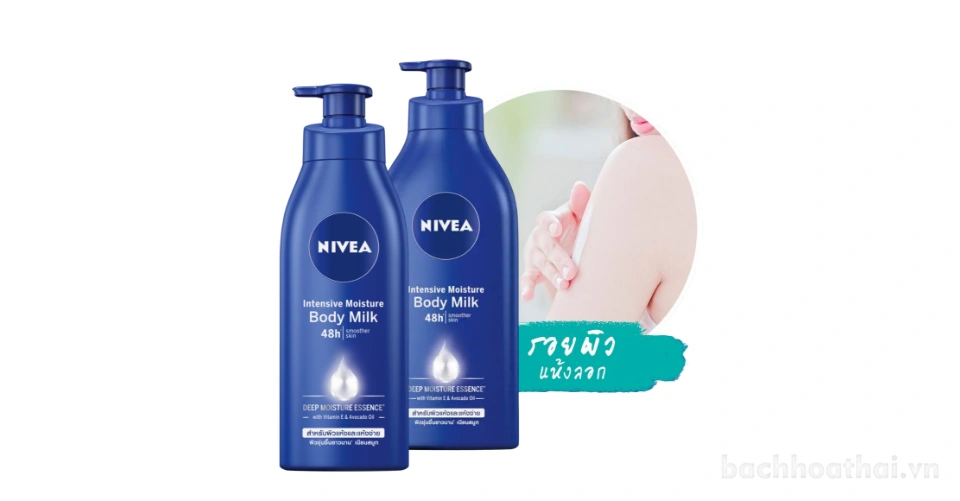 Sữa dưỡng thể cấp ẩm chuyên sâu Nivea Intensive Moisture Body Milk