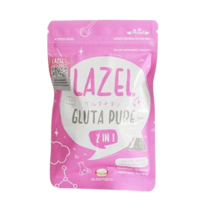 Viên uống trắng da Lazel Gluta Pure 2 in 1 ảnh 1