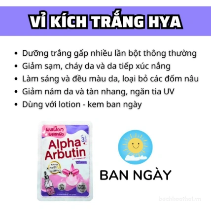 Viên kích trắng cấp tốc Kyra Alpha Arbutin 3 Plus+ dùng cho lotion ảnh 13