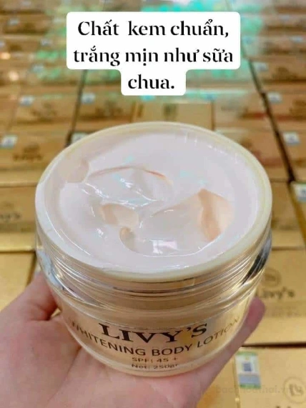 Kem dưỡng trắng da chống nắng toàn thân Livy’s Super Whitening Thailand Lotion ảnh 8