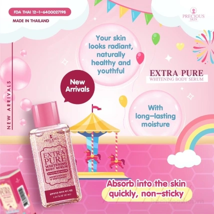 Kích trắng da Extra Pure Whitening Body serum ảnh 4