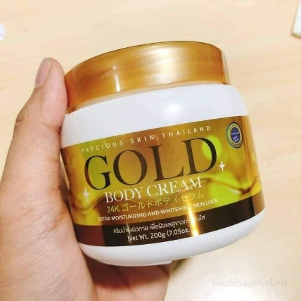 Kem dưỡng trắng da toàn thân Gold body Cream ảnh 11