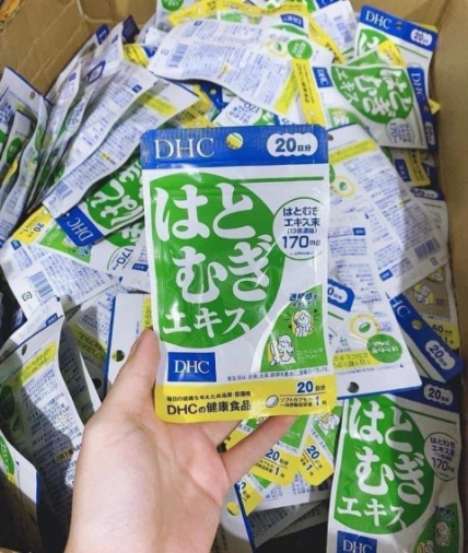 Viên uống trắng da DHC Hatomugi Extract Nhật Bản ảnh 3