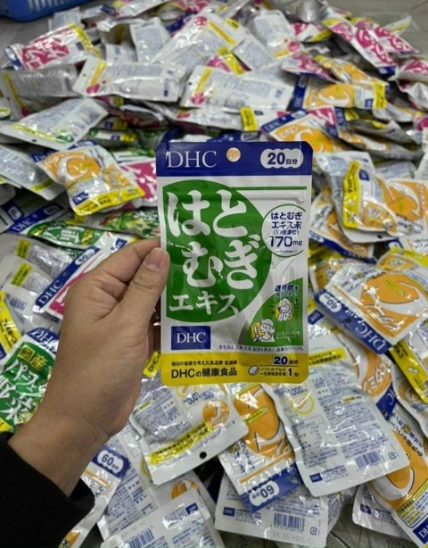 Viên uống trắng da DHC Hatomugi Extract Nhật Bản ảnh 4