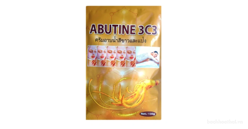 Kem bột tắm trắng nhân sâm Abutine 3C3