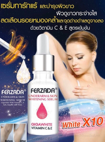 Serum trị thâm nách dưỡng trắng da FERZADA Underarm & Whitening Skin ảnh 8