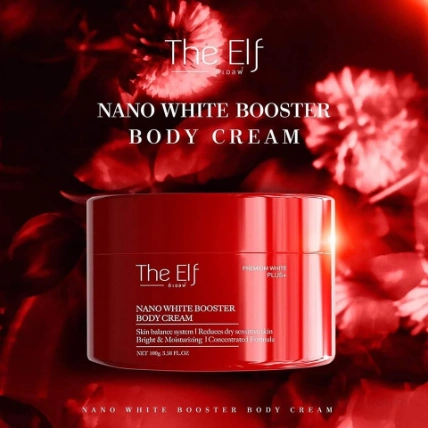 Kem dưỡng thể trắng da The Elf Nano White Booster Premium White Plus + Body Cream ảnh 13