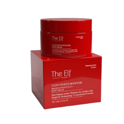 Kem dưỡng thể trắng da The Elf Nano White Booster Premium White Plus + Body Cream ảnh 1