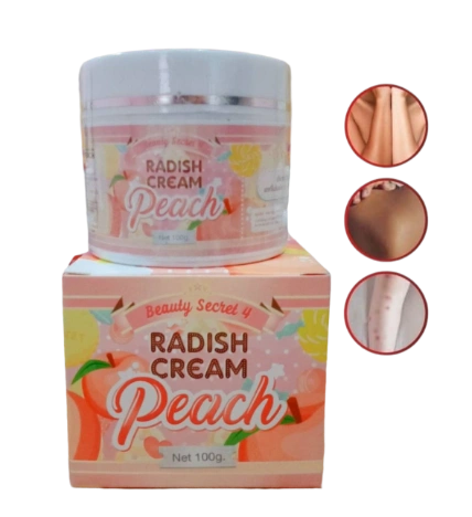 Kem trị thâm rạn mờ sẹo dưỡng trắng da Beauty Secret 4 Radish Cream Peach ảnh 1