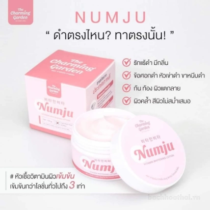 Kem dưỡng da trị thâm rạn khử mùi toàn thân Numju Vitamin Whitening Lotion ảnh 3