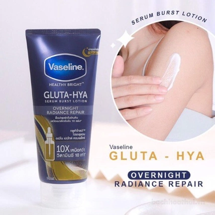 Trắng da ban đêm Vaseline Healthy Bright Gluta - HYA  Overnight Radiance Repair ảnh 7