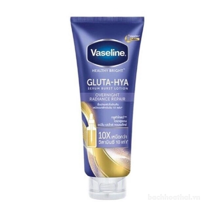 Trắng da ban đêm Vaseline Healthy Bright Gluta - HYA Overnight Radiance Repair ảnh 11