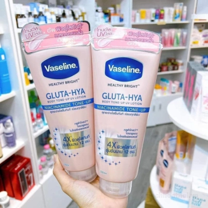 Sữa dưỡng thể sáng da Vaseline Healthy Bright Gluta-Hya Body Tone Up Thái Lan  ảnh 3