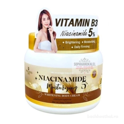 5% Niacinamide Vitamin Whitening Body Cream dưỡng ẩm làn da ảnh 15