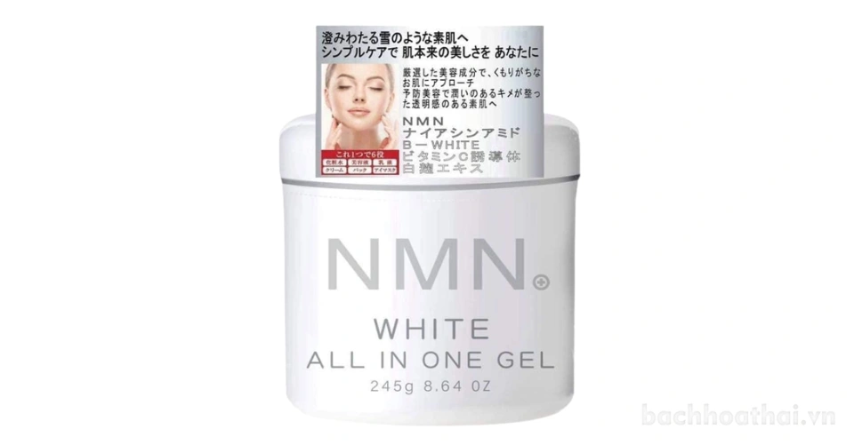 Kem dưỡng trắng da NMN White All In One Gel