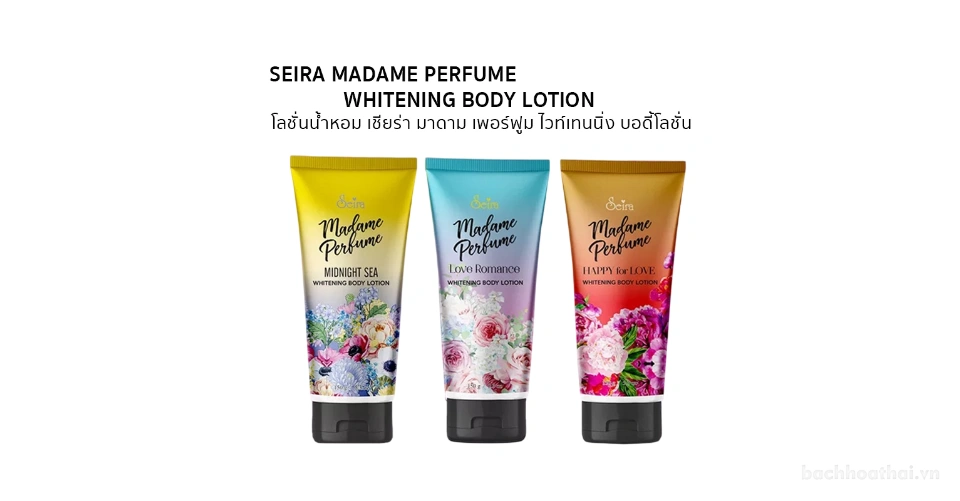 Sữa dưỡng thể trắng da hương nước hoa Seira Madame Perfume Whitening Body Lotion 150g