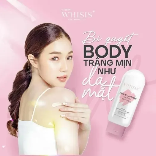 Ảnh sản phẩm Kem Dưỡng Thể Trắng Da WHISIS Chống Nắng - Premium Collagen Whitening Body Lotion 200ml 2
