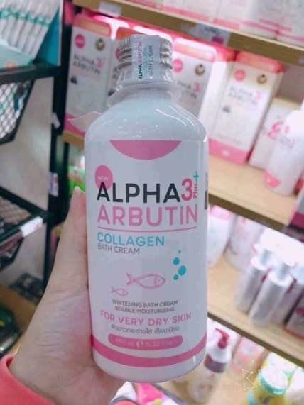 Kem tắm Alpha Arbutin 3+ Plus Collagen Bath Cream 350ml Thái Lan ảnh 7