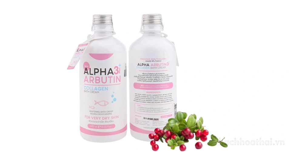 Những dòng sản phẩm kem alpha arbutin collagen Thái Lan nổi tiếng nhất là gì?
