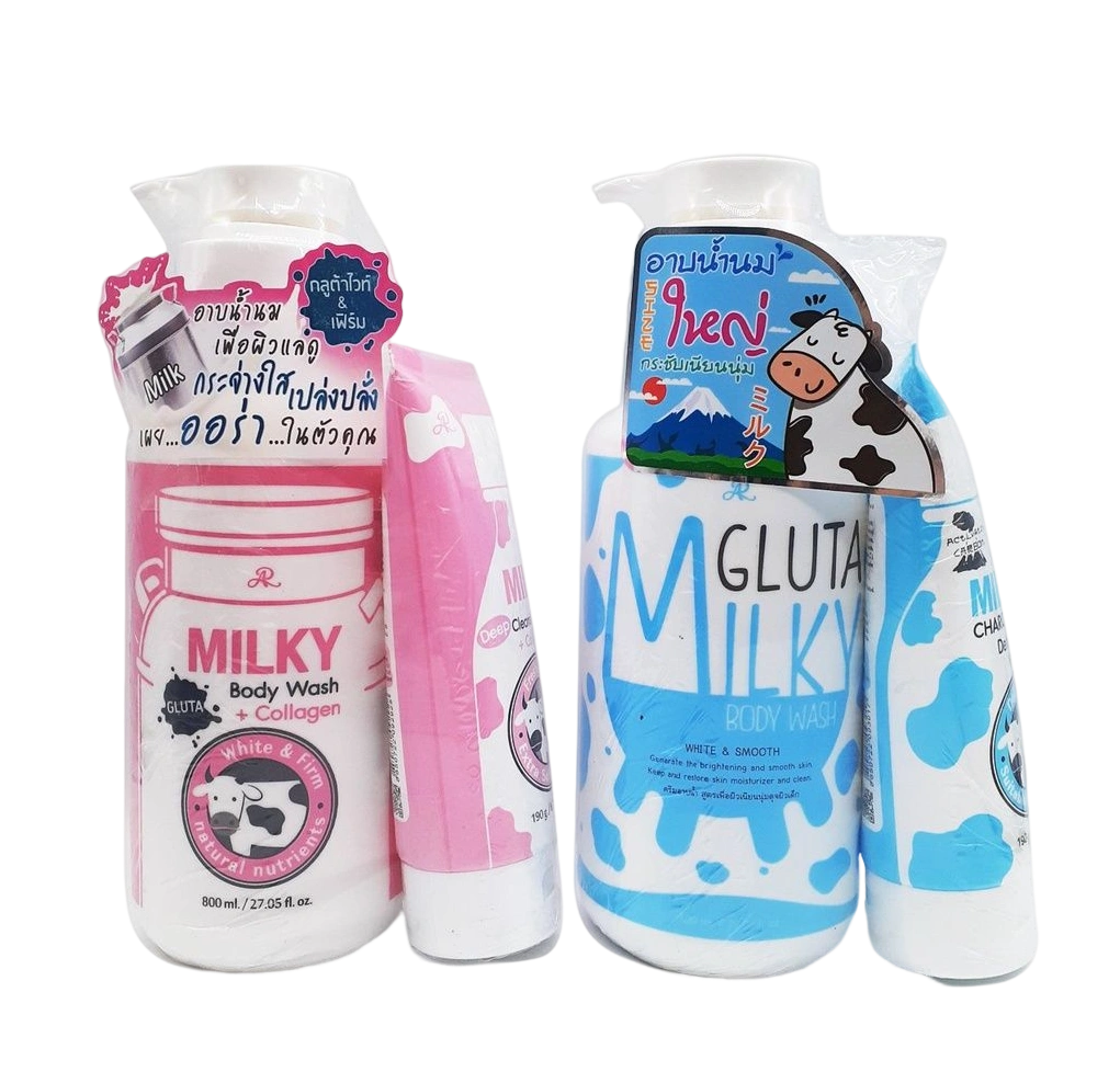 Sữa tắm, sữa rửa mặt AR Gluta Milky Body Wash