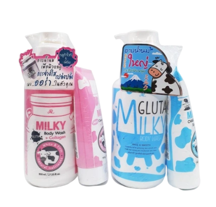 Sữa tắm, sữa rửa mặt AR Gluta Milky Body Wash ảnh 1