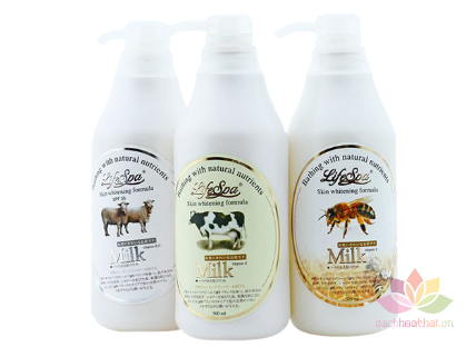 Sữa tắm trắng da hương nước hoa LifeSpa Milk ảnh 1