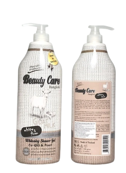 Sữa tắm dê ngọc trai Beauty Care Bangkok Whitening Shower Gel Thái Lan site tiết kiệm 1,1 lít  ảnh 1