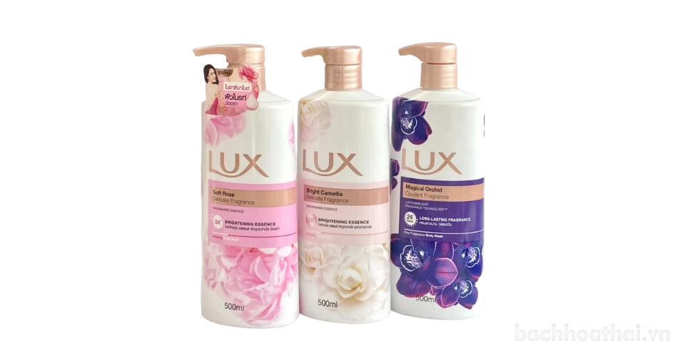 Sữa tắm Lux 500ml hương hoa Thái Lan