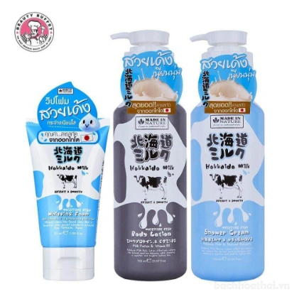 Sữa tắm Beauty Buffet Hokkaido Milk Whitening Thái Lan 700ml ảnh 3