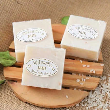 Xà phòng sữa gạo Jam Rice Milk Soap bổ xung Gluta và Collagen ảnh 7
