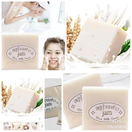 Xà phòng sữa gạo Jam Rice Milk Soap bổ xung Gluta và Collagen ảnh 8