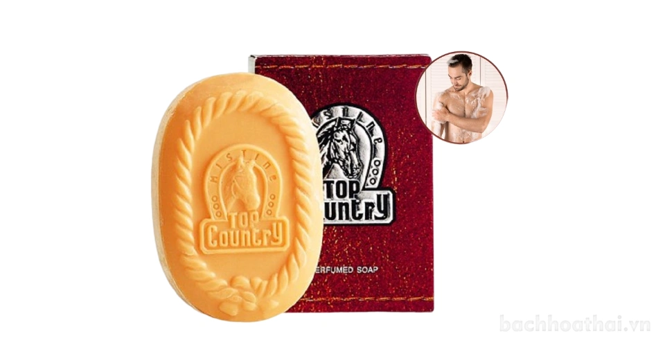 Xà phòng hương nước hoa cho Nam Mistine Top Country Perfumed Soap