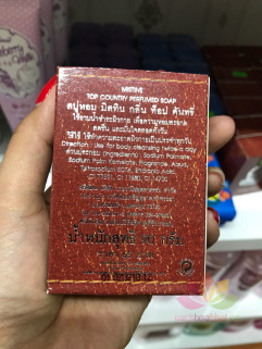 Xà phòng hương nước hoa cho Nam Mistine Top Country Perfumed Soap ảnh 6