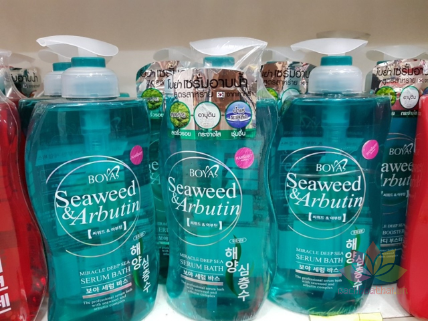 Sữa tắm rong biển Boya Seaweed & Arbutin Serum Bath ảnh 5