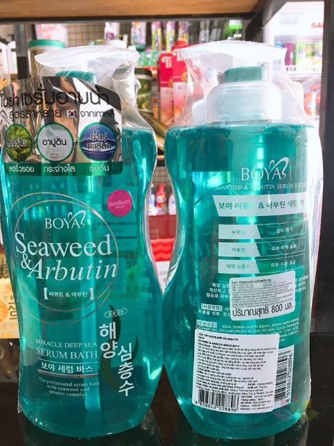 Sữa tắm rong biển Boya Seaweed & Arbutin Serum Bath ảnh 2