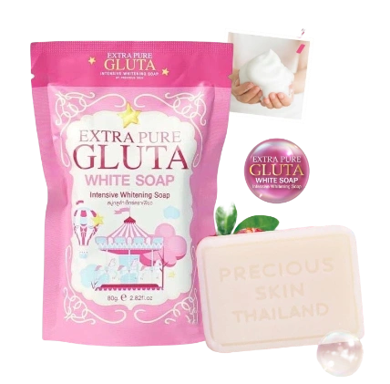 Xà phòng tắm trắng với Glutathione Extra Pure Gluta White Thái Lan ảnh 1